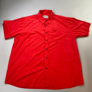 Dixxon Co. Shirt Mens 3XL Red Button Down Pearl Snap Bamboo Rockabilly Flaw